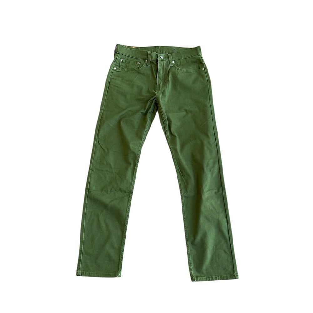 Levi's 502 Regular Taper Jeans Green W31 L32 - Picture 3 of 14